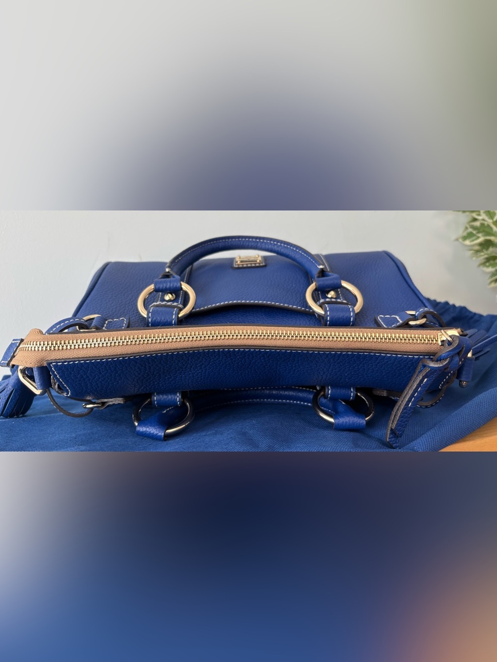 Dooney & Bourke Sorrento Satchel 30 - Ocean - Picture 5 of 14